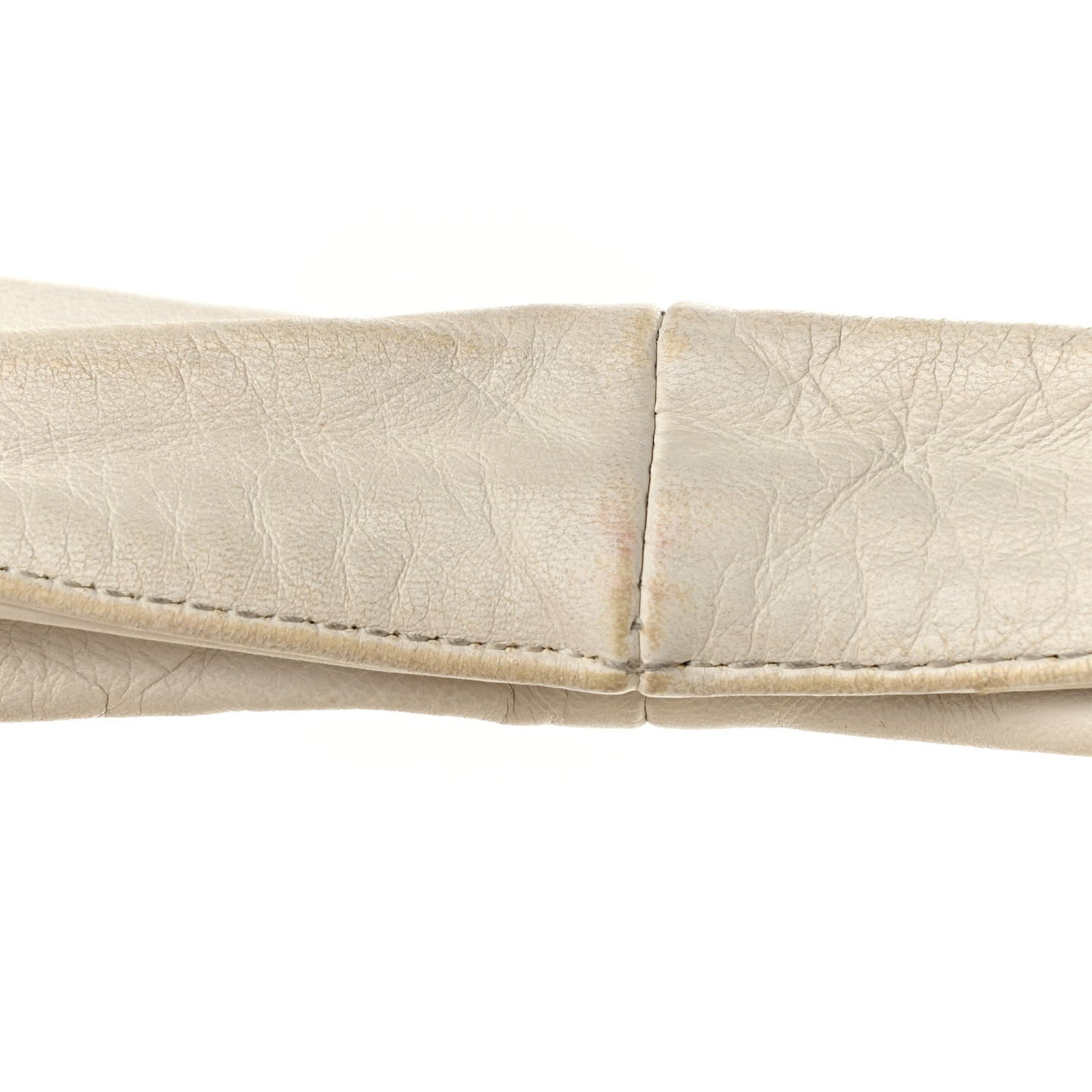Nappa Intrecciato Large Veneta Hobo White