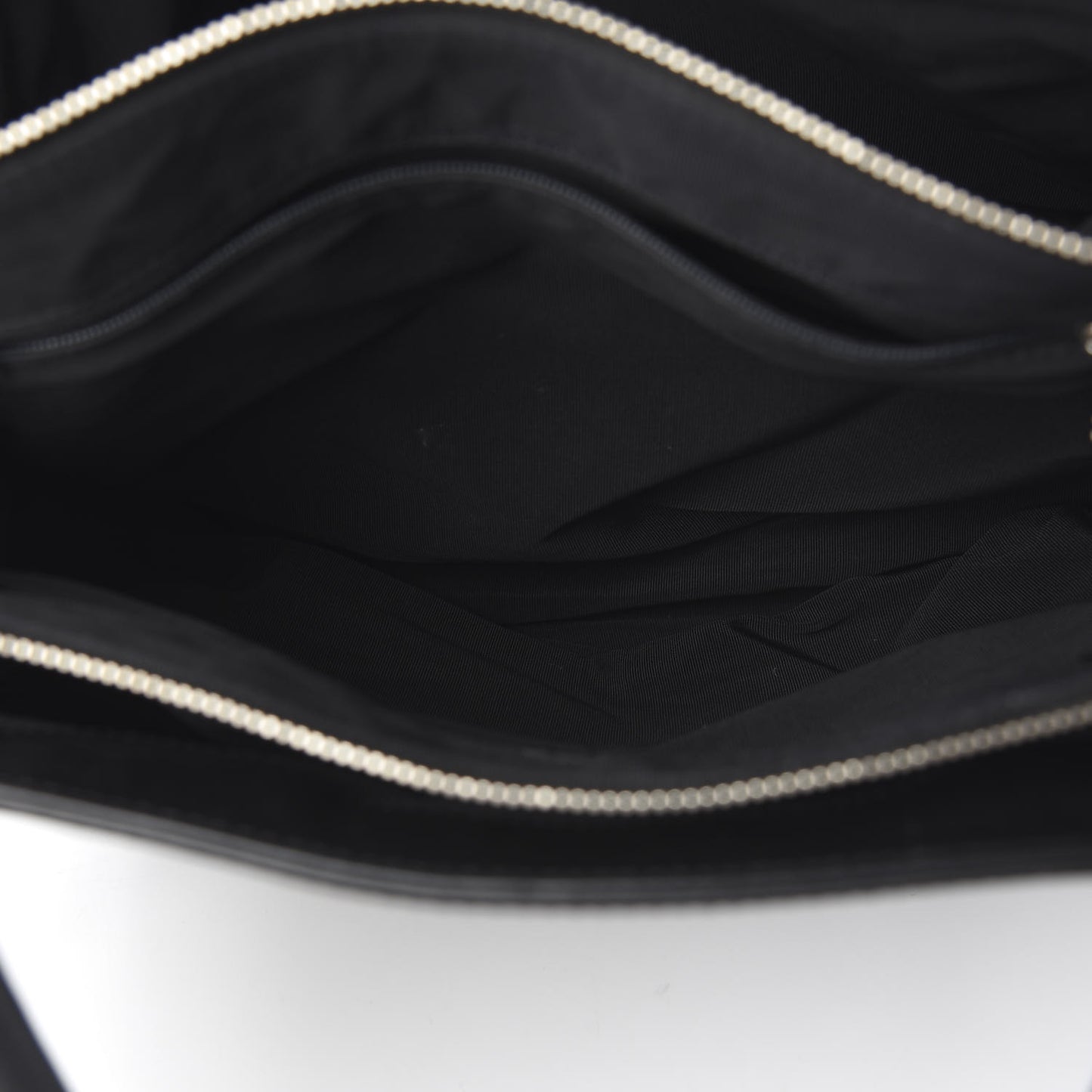 Lambskin Quilted Shopping Tote Black