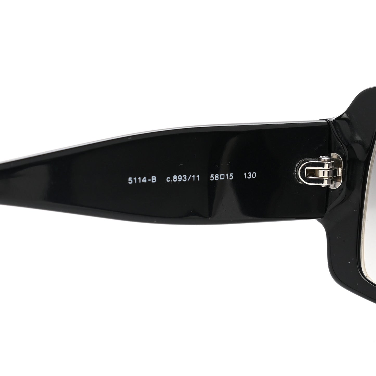 Crystal Baguette CC Sunglasses 5114-B Beige Black
