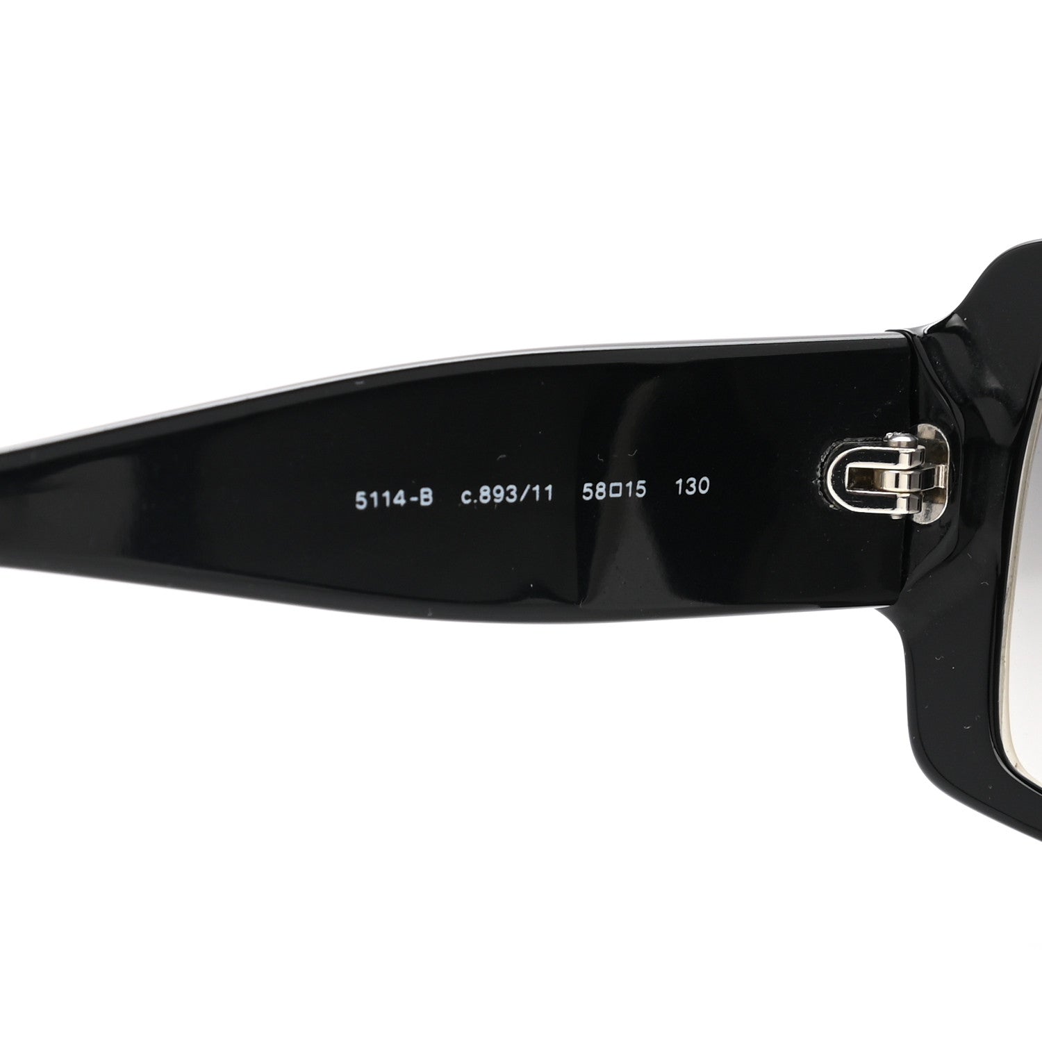 Chanel Crystal Baguette CC Sunglasses 5114-B Beige Black 6 of 9