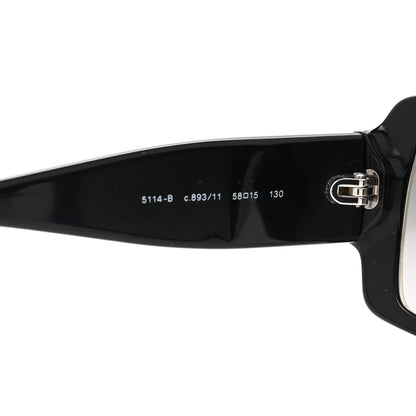 Chanel Crystal Baguette CC Sunglasses 5114-B Beige Black 6 of 9