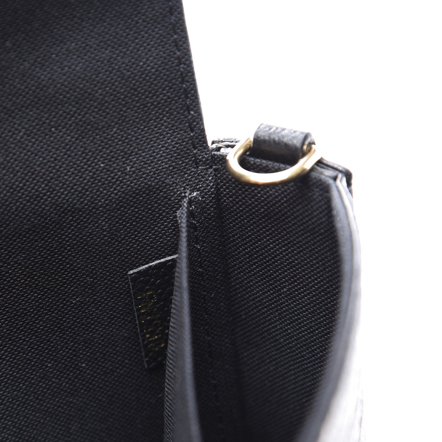 Empreinte Monogram Giant Crafty Pochette Felicie Black Creme