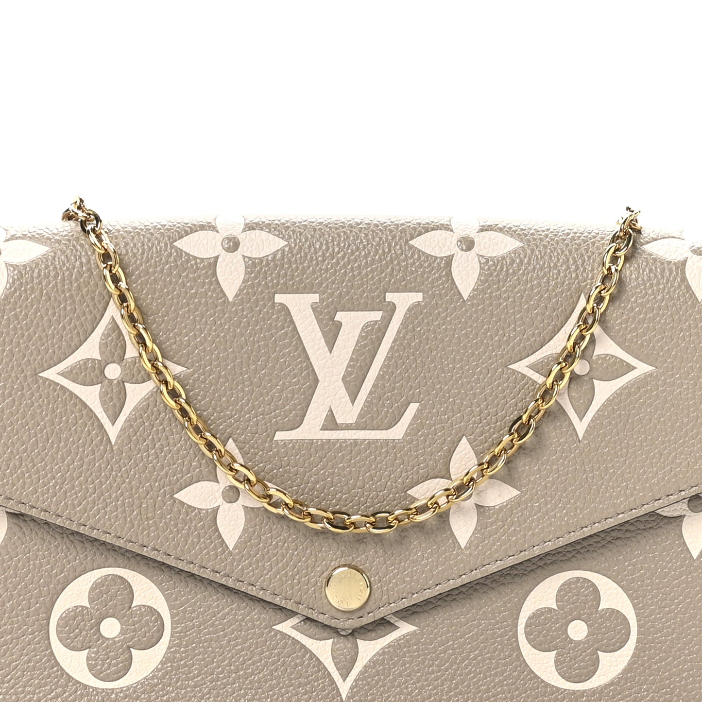 Empreinte Monogram Giant Felicie Pochette Tourterelle Creme