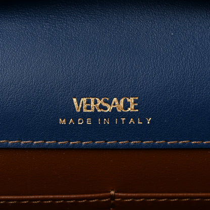 Versace Denim La Medusa Wallet On Strap Navy Blue 6 of 9