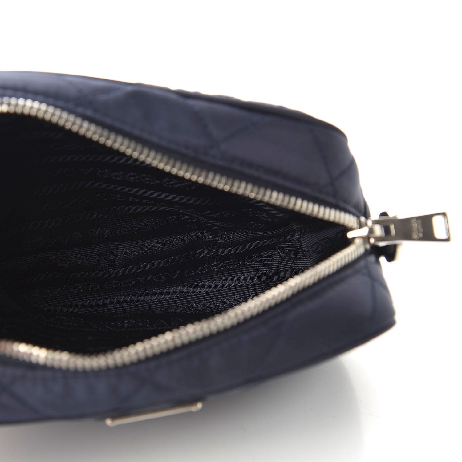 Prada Nylon Tessuto Impuntu Quilted Crossbody Bag Baltico 5 of 8