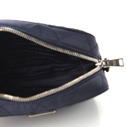 Prada Nylon Tessuto Impuntu Quilted Crossbody Bag Baltico 5 of 8