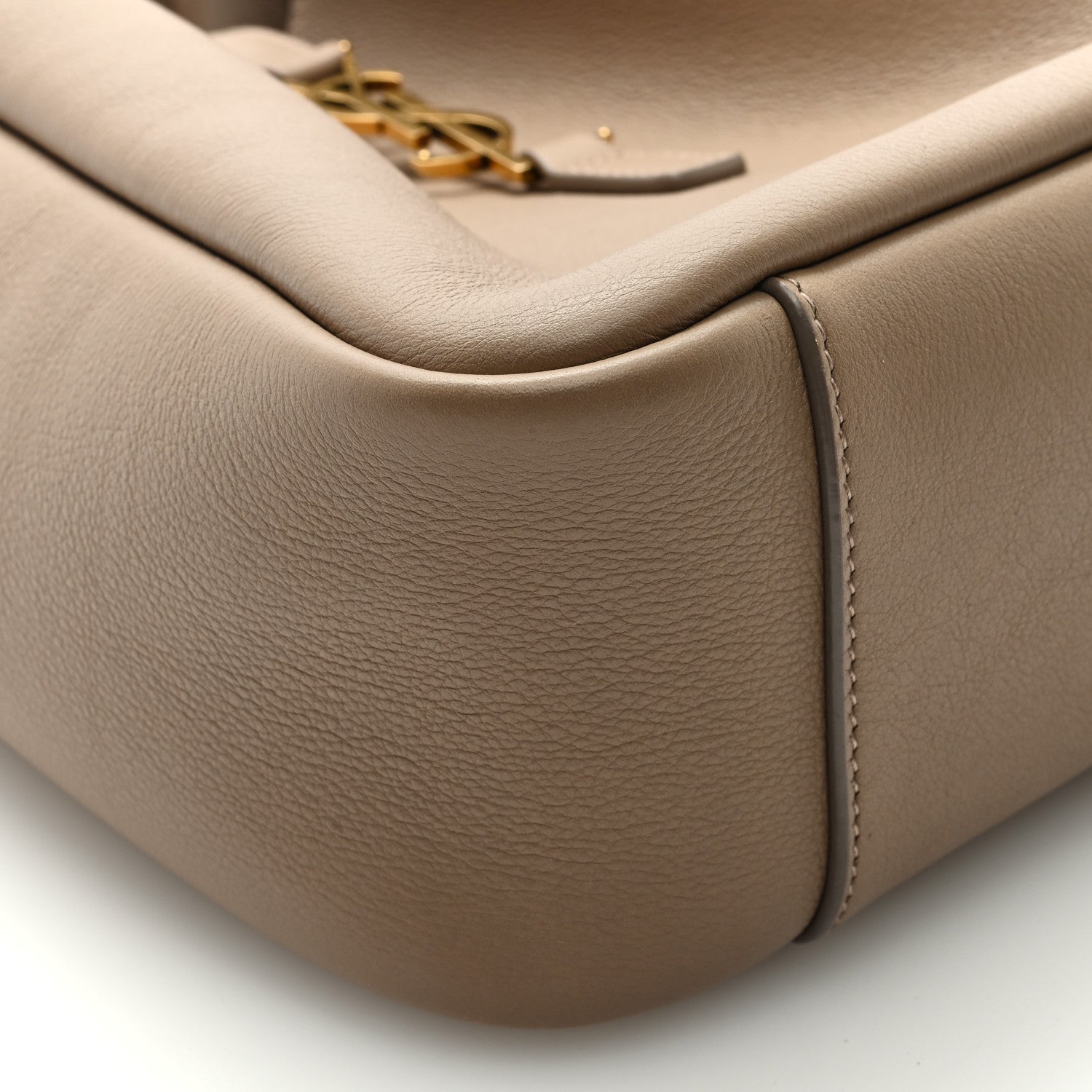 Saint Laurent Smooth Calfskin Small Le 5 A 7 Soft Hobo Dusty Grey 7 of 8