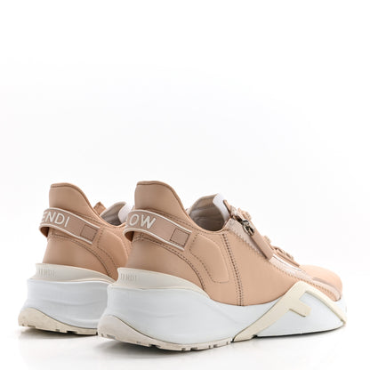 Fendi Vitello Fendi Flow Low Top Sneakers 38.5 Poudre 4 of 10