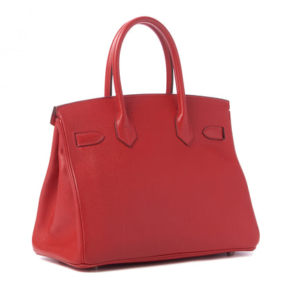 Hermes Epsom Birkin 30 Rouge Casaque 2 of 31