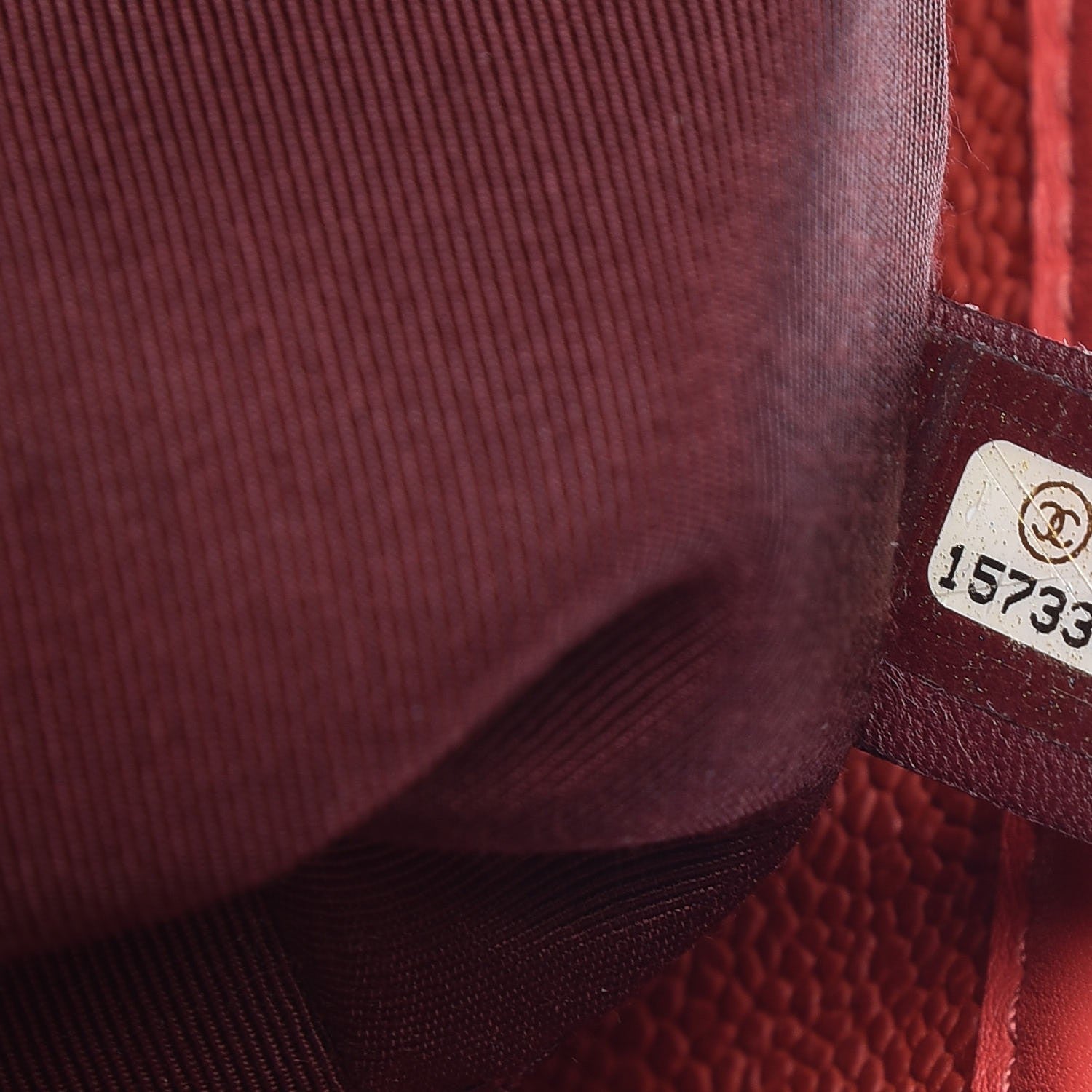 Chanel Caviar Quilted French Riviera Hobo Red 7 of 11