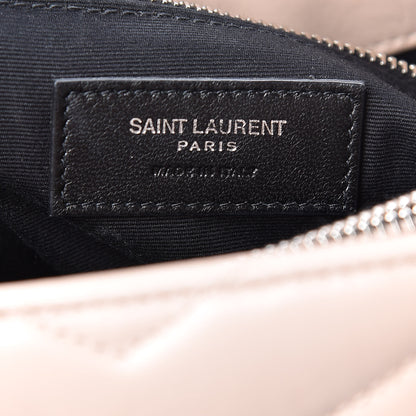 Saint Laurent Calfskin Y Quilted Monogram Small Loulou Shopper Marble Pink 8 of 10