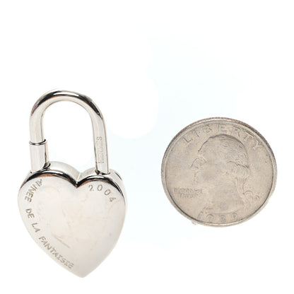 Hermes Palladium Annee De La Fantaisie Heart Cadena Lock 3 of 3