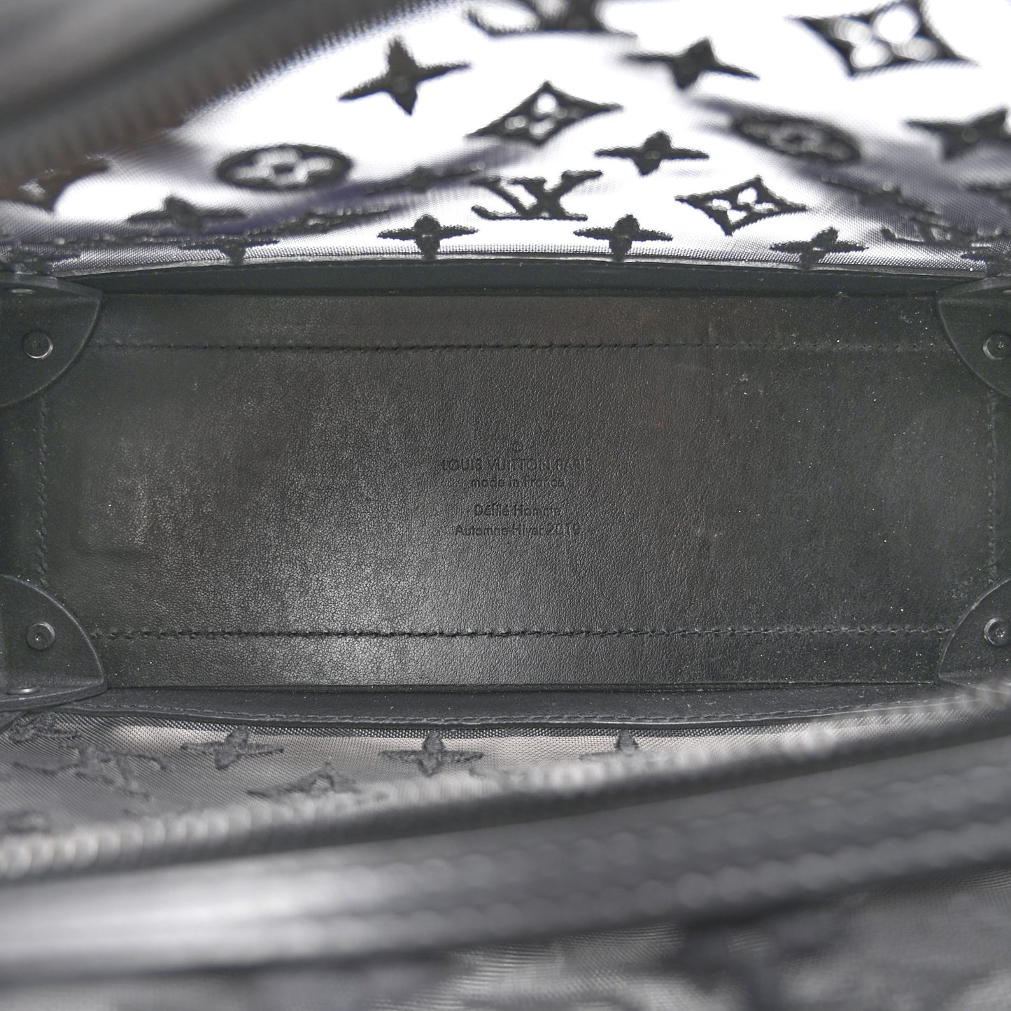 Monogram See Through Soft Trunk Black