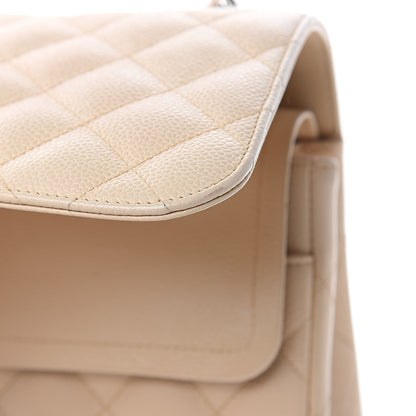 Chanel Caviar Quilted Jumbo Double Flap Beige Clair 12 of 20