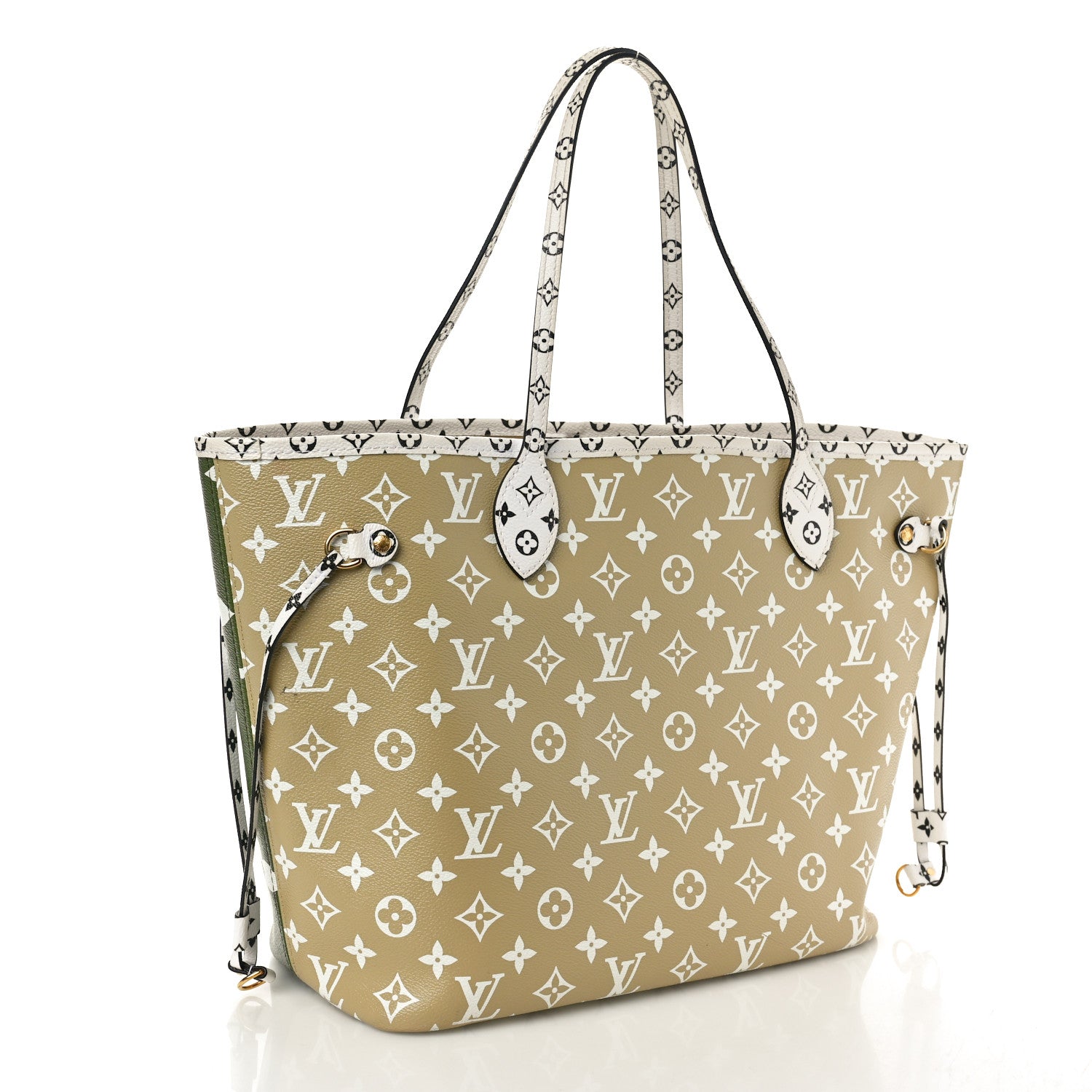 Louis Vuitton Monogram Giant Neverfull MM Kaki 4 of 11