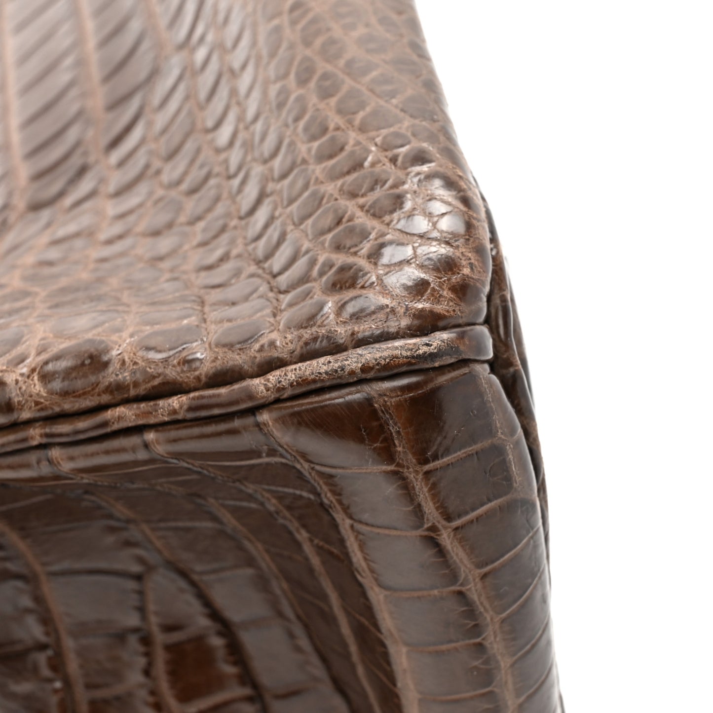 Matte Porosus Crocodile Birkin 35 Chocolate