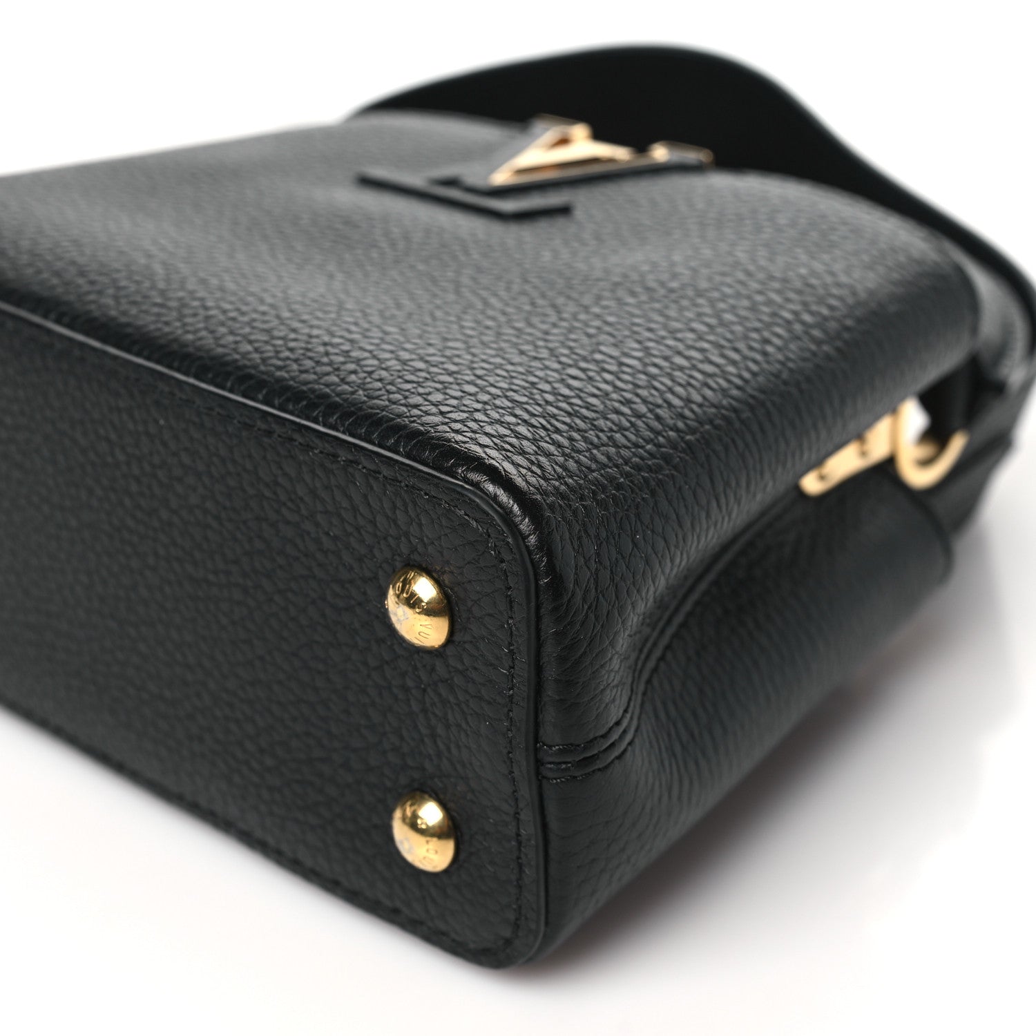 Louis Vuitton Taurillon Capucines Mini Black 9 of 10