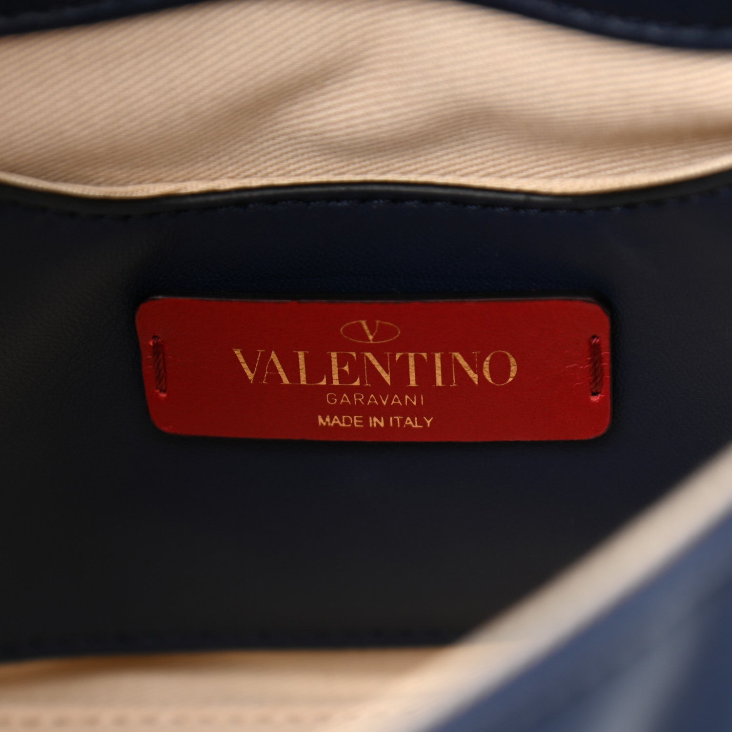 Valentino Garavani Nappa Mini Candystud Top Handle Bag Navy 8 of 11
