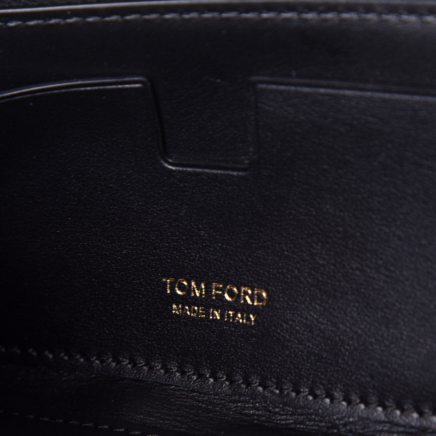 Tom Ford Metallic Calfskin Key Pouch Silver 6 of 7