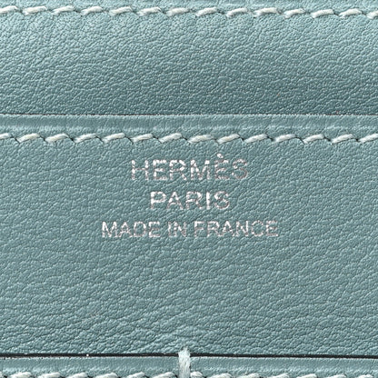 Hermes Evercolor Dogon Duo Wallet Ciel 7 of 9