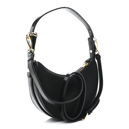 Prada Re-Nylon Spazzolato Mini Arque Shoulder Bag Black 3 of 10
