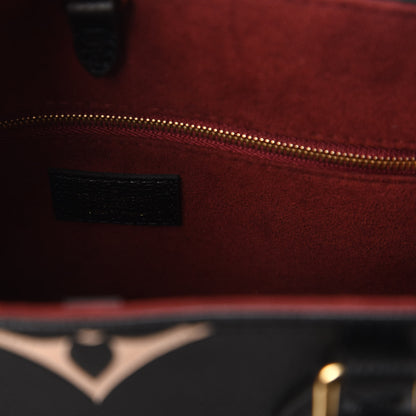 Louis Vuitton Empreinte Monogram Giant Onthego PM Black Beige 8 of 9