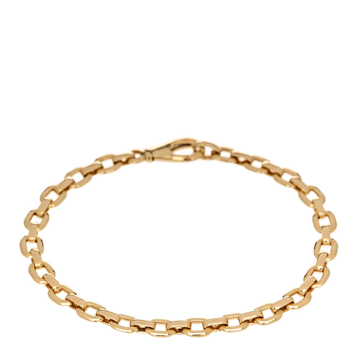 Cartier 18K Yellow Gold Meplat Link Chain Bracelet 1 of 4