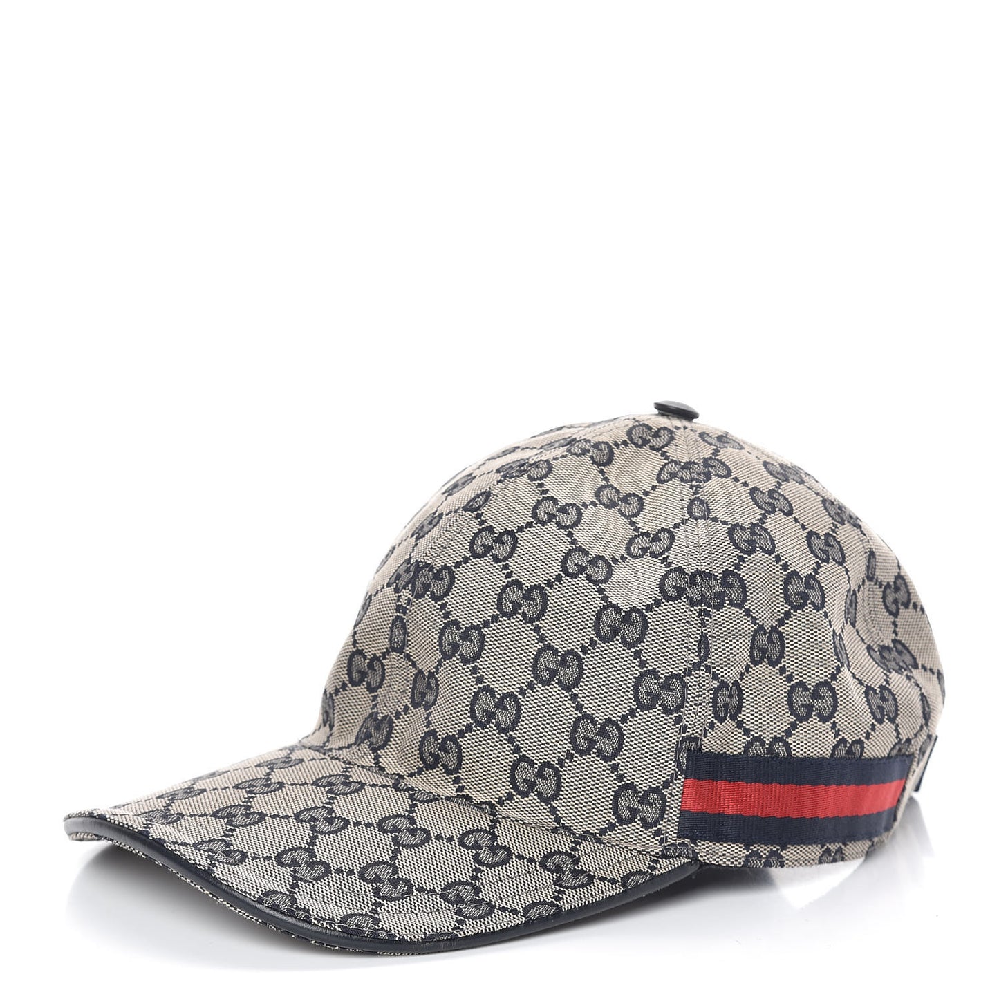 Monogram Web Baseball Hat XL Beige Blue