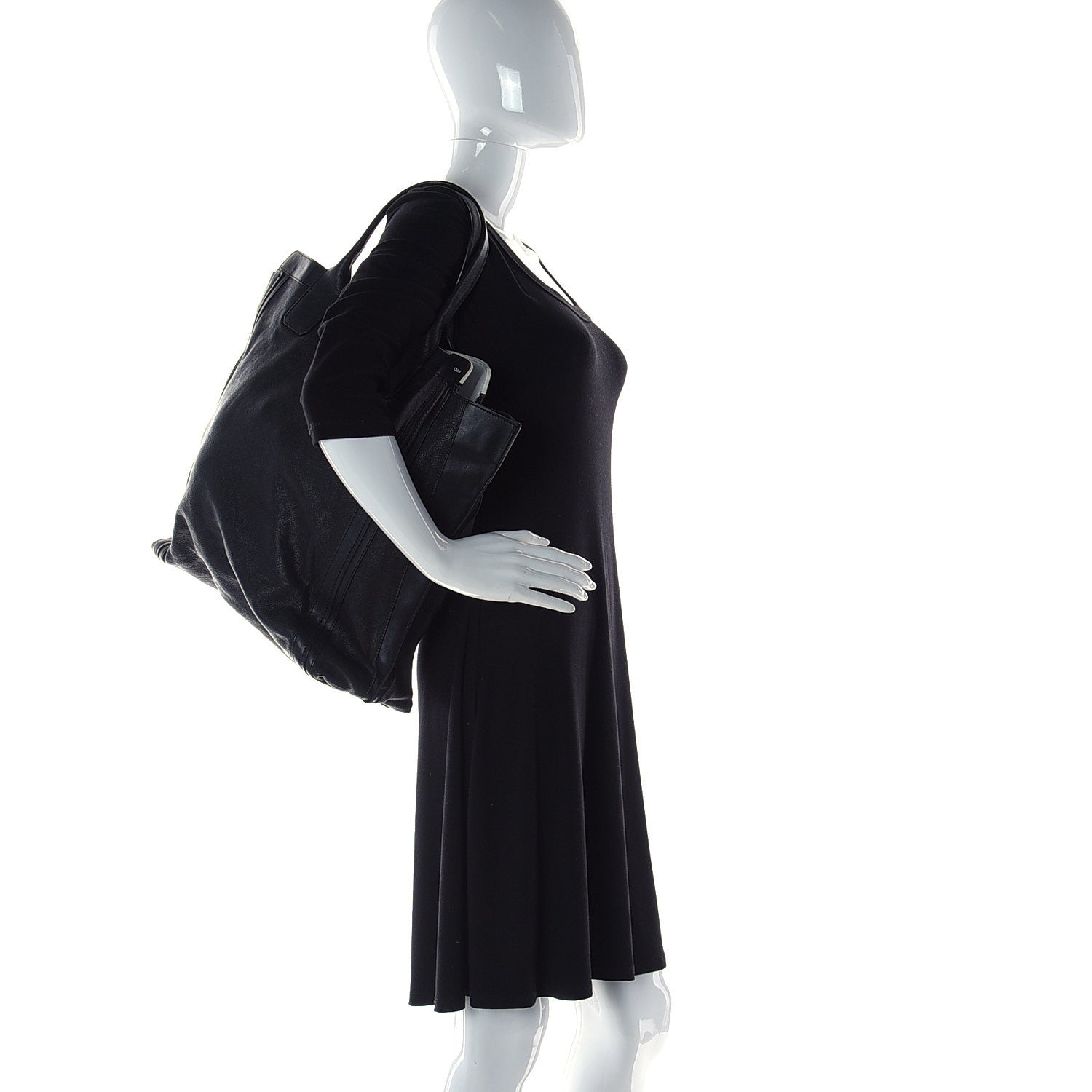 Chloe Calfskin Alison Tote Black 3 of 13