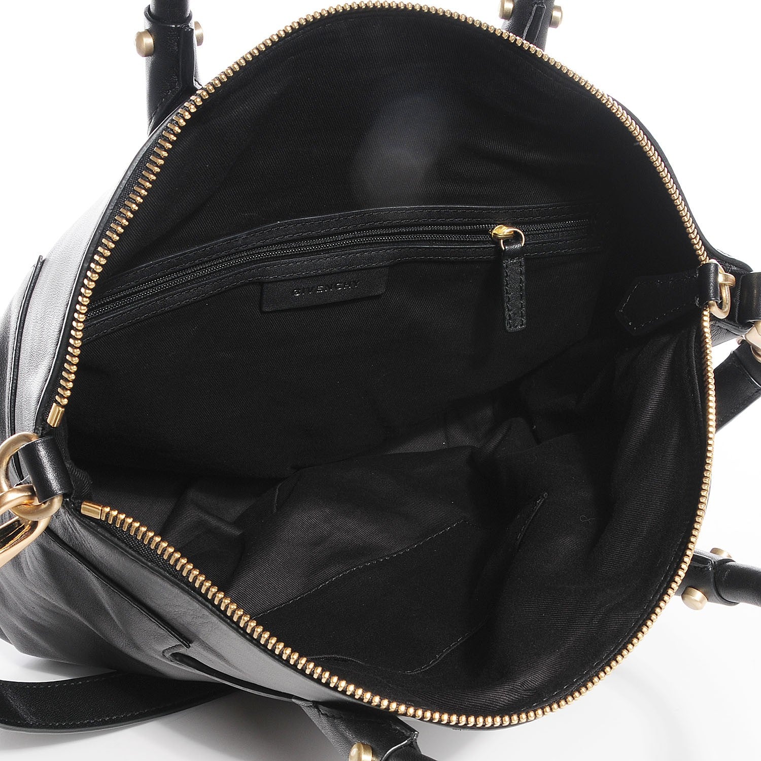 Givenchy Calfskin Medium Zip Tote Black 5 of 9
