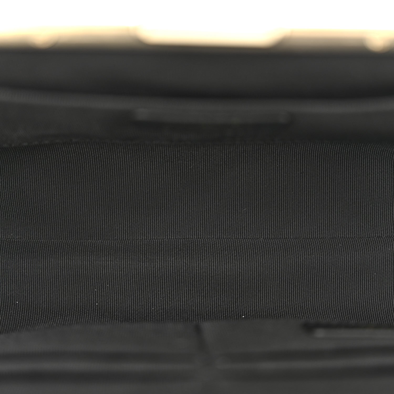 Chanel Tweed Quilted Kiss Lock Clutch Black 5 of 8