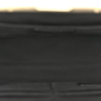 Chanel Tweed Quilted Kiss Lock Clutch Black 5 of 8