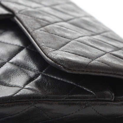 Chanel Lambskin Quilted Medium Double Flap Black 13 of 13