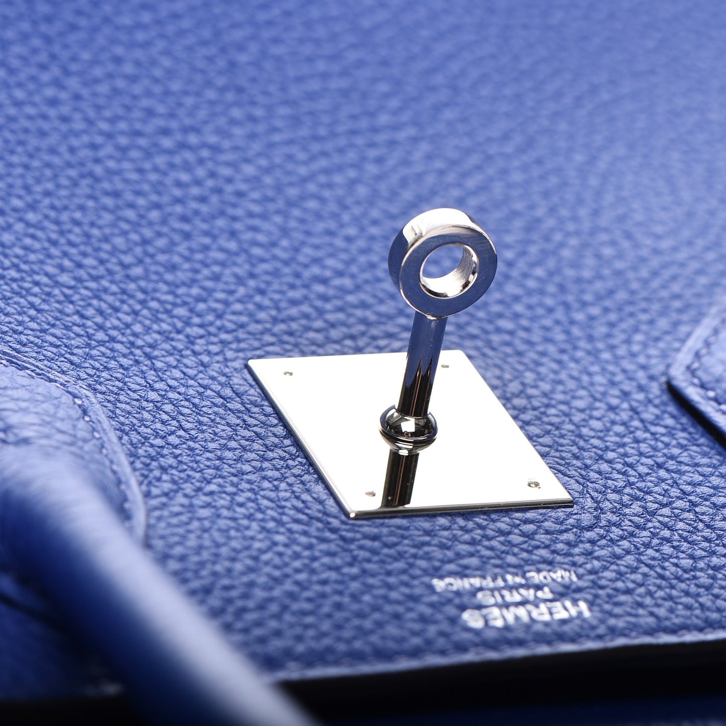 Togo Birkin 30 Bleu Electrique