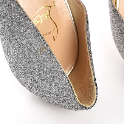 Christian Louboutin Glitter Mini Specchio Iriza 100 Pumps 39 Drague Light Gold 10 of 11
