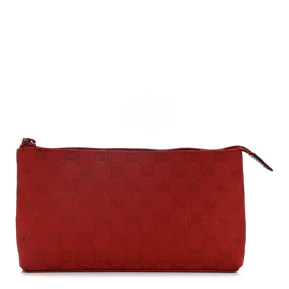 Gucci Monogram Cosmetic Case Red 1 of 13