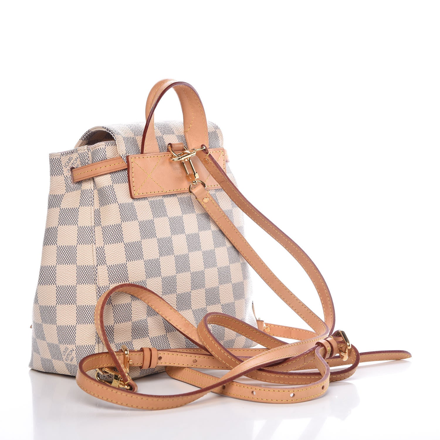 Louis Vuitton Damier Azur Sperone BB Backpack 3 of 10