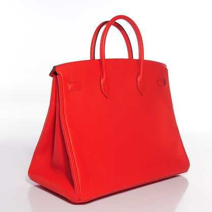 Hermes Togo Birkin 40 Capucine 3 of 29