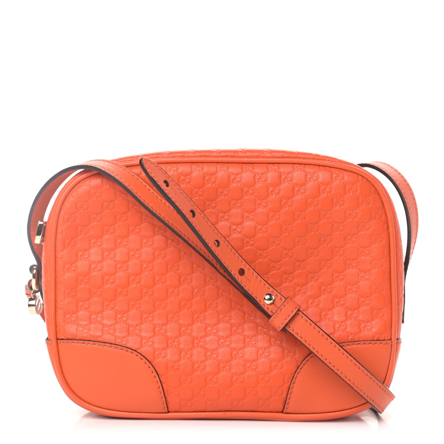 Soft Microguccissima Mini Bree Messenger Bag Sun Orange