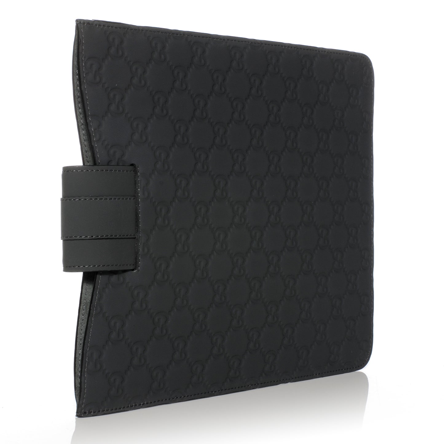 Rubber Guccissima Ipad Case Charcoal