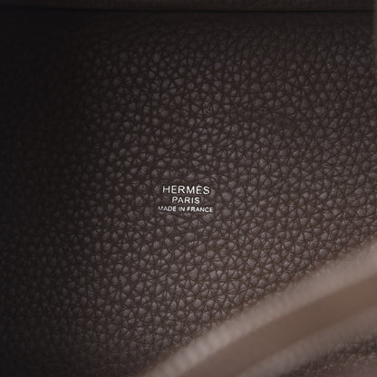Hermes Taurillon Clemence Picotin Lock 18 PM Etoupe 6 of 10