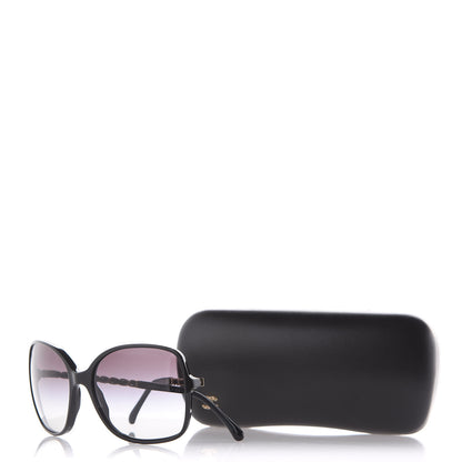 Chanel Lambskin Square Chain Sunglasses 5210-Q Black 7 of 7