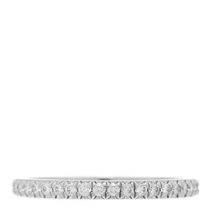 Tiffany Platinum Diamond Soleste Eternity Band Ring 50 5.25 1 of 5