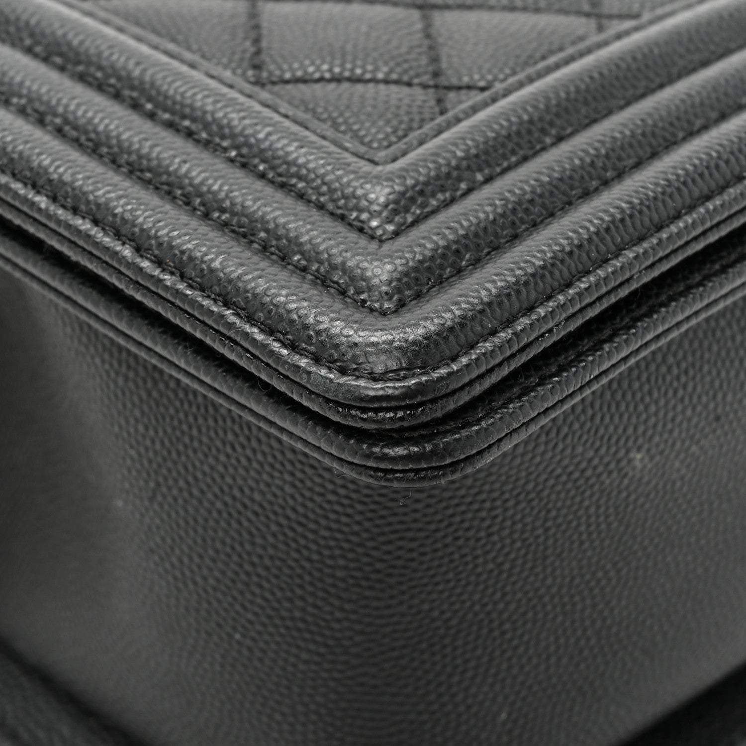 Chanel Caviar Quilted Medium Boy Flap Black 11 of 13