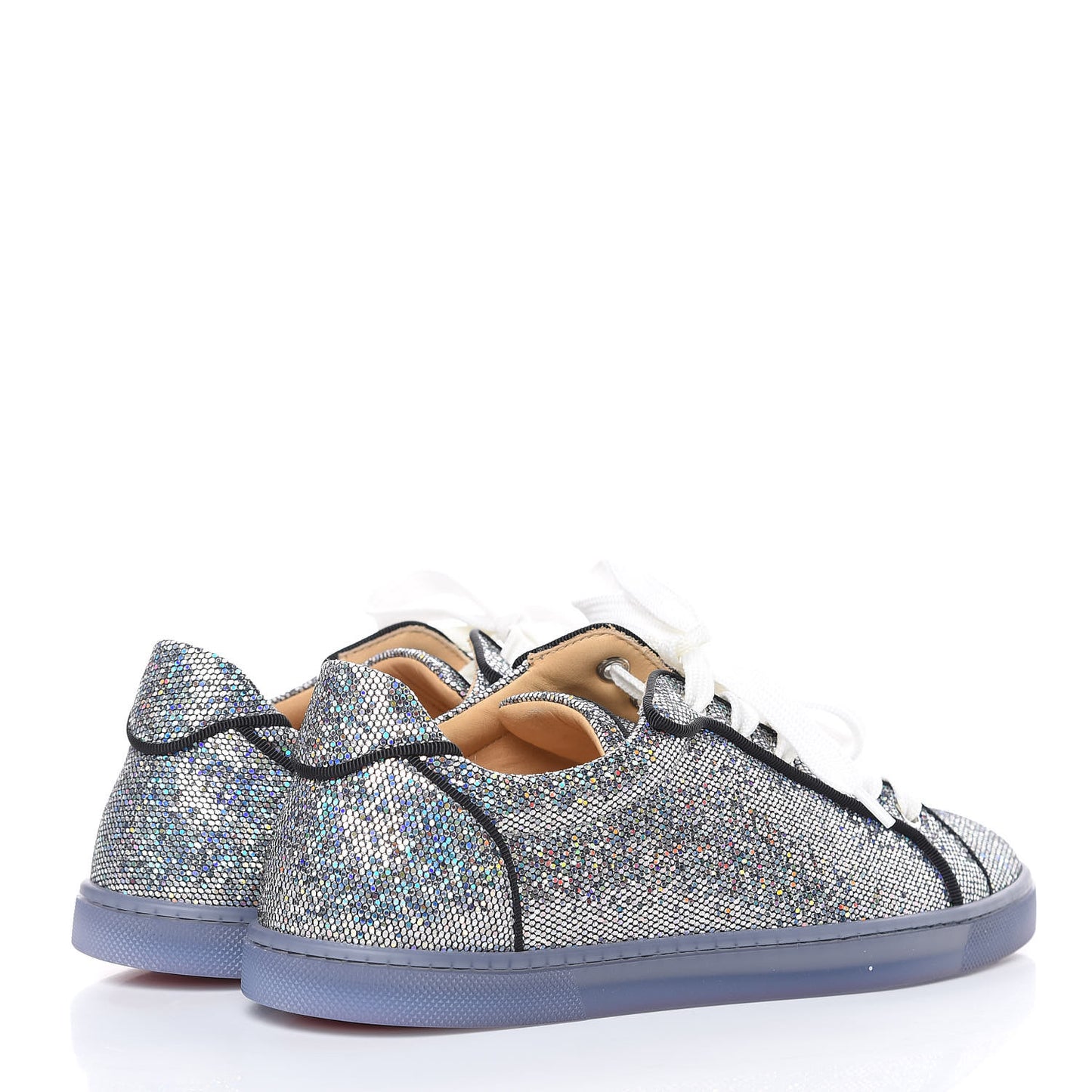 Seava Glitter Disco Ball Flat Sneakers 37 Multicolor