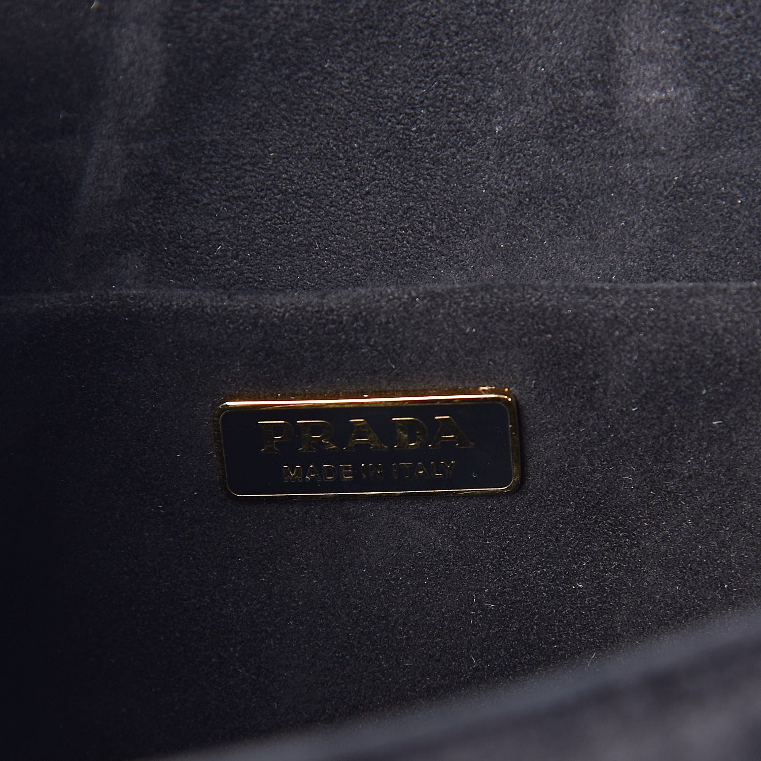 Prada Velluto Ricamo Cahier Shoulder Bag Black 6 of 8