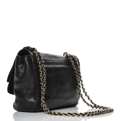 Mulberry Soft Spongy Calfskin Small Lily Flap Black 3 of 7