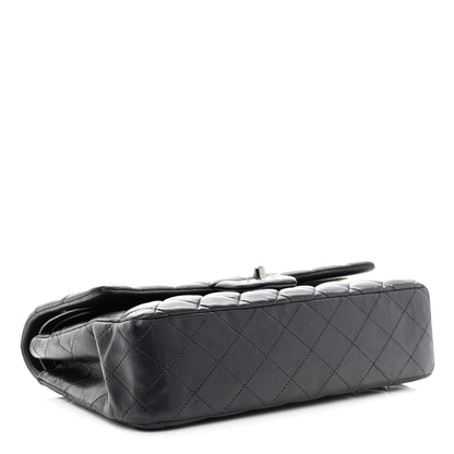 Chanel Lambskin Quilted Medium Double Flap Navy 4 of 10