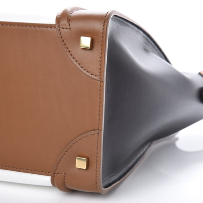 Celine Smooth Calfskin Mini Tri-Color Luggage Brown 11 of 11