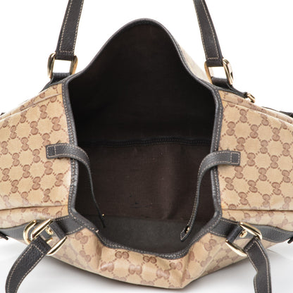 Gucci Crystal Monogram Medium Abbey Shoulder Bag Dark Brown 5 of 7